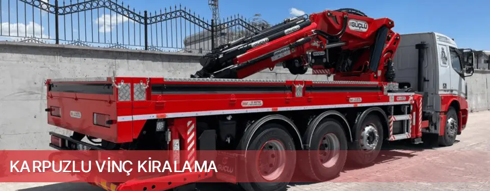 Karpuzlu İlçemi Vinç Kiralama